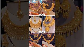 Fancy Necklace  Latest Gold Necklace Designs  Gold Earrings Designs With Price  Necklace Set 94 [upl. by Saidnac]