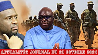 Journal don kibaru du 20 octobre 2024 par Kassim Traoré [upl. by Idell199]