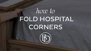 How to Fold Hospital Corners [upl. by Cindi]