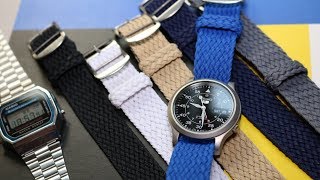 I try many perlon straps on my Seiko SNK809 [upl. by Anoyk]