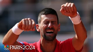 Tennis Breakdown Novak Djokovic wins gold Italy makes history  Paris Olympics  NBC Sports [upl. by Island]