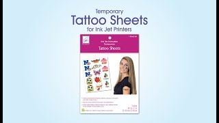 Temporary Tattoo Sheets [upl. by Atinek]