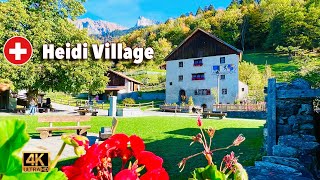 World’s Only Heidi Village in Switzerland  Heididorf  Maienfeld  Canton Graubünden [upl. by Aiden]