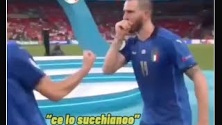 BONUCCI INSULTA GLI INGLESI DOPO L’EUROPEO ITALIA EURO2020 [upl. by Hyps851]