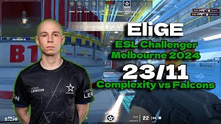 CS2 POV Complexity EliGE 2311 vs Falcons Nuke ESL Challenger Jönköping 2024 Grand final [upl. by Aenyl]