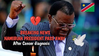 Namibia President Dr Hage Geingob pass away 💔may his soul rest in peace [upl. by Erej]