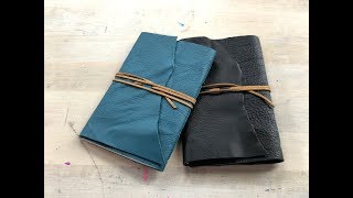 DIY Leather Journal [upl. by Ahsikyw298]