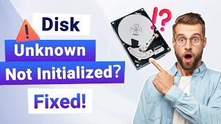 Ultimate Guide 4 Ways to Fix Disk Unknown Not Initialized  NO DATA LOSS [upl. by Analaj430]