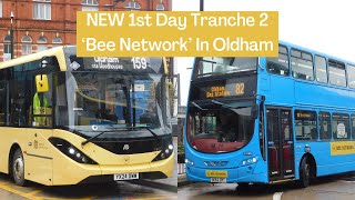 NEW Bee Network Tranche 2 Franchised Buses In Oldham  Stagecoach amp Diamond Bus [upl. by Adikam936]