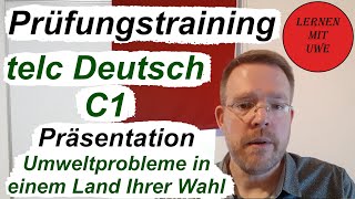 telc Deutsch C1 Prüfung – Teil 23 – Sprechen 07 – Präsentation und Zusammenfassung Beispiel [upl. by Sinnoda]