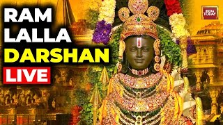 Ram Mandir Darshan LIVE Ram Lallas Idol Unveiled  Close Up Look Of Ram Lalla In Ayodhya LIVE [upl. by Delmer367]