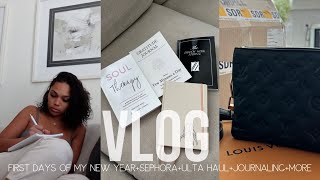 VLOGTHE START OF MY NEW YEARSEPHORA HAULMORE GIFTSHEALING JOURNEYBriana Monique’ [upl. by Lishe]