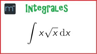 Integral con radicales muy sencilla [upl. by Nalat]