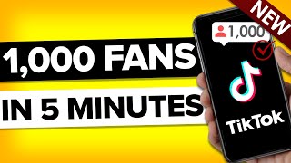 How To Get 1000 TikTok Followers in 10 Minutes WITH PROOF [upl. by Enilrek437]