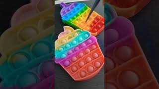 Pop it rainbow song satisfyingvideo asmr popittoys satisfyingpop [upl. by Acirrej]