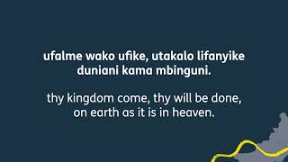 The Lord’s Prayer – read in Swahili [upl. by Reppep]