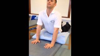 McKenzie Exercises for Lower Back Pain Physiotherapy James Sharp [upl. by Rosen]