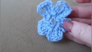 Crochet Violet Flower  How to Crochet Violet Flower [upl. by Munt]