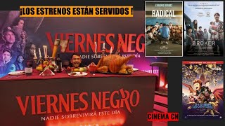 VIERNES NEGRO LA HISTORIA DETRÁS DE LA PELÍCULA Y MÁS ESTRENOS [upl. by Anyah]