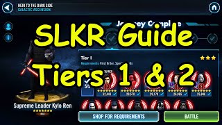 Supreme Leader Kylo Ren Tier 1 and Tier 2 Unlock Guide  100 Success Rate [upl. by Eyllom]