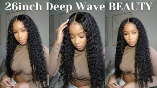 😍26inch Deep Wave BEAUTY Ft Ashimary Hair  SharronReneé [upl. by Latsyrk294]