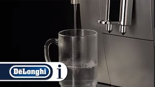 How to change the quantity of water delivered of Your De Longhi Magnifica S ECAM 22360S [upl. by Nalloh]