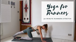 YOGA FOR RUNNERS  30Minute Stretch Sequence  CAT MEFFAN [upl. by Elamrej]