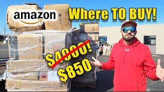 Where TO BUY Amazon Return PALLETS [upl. by Uolyram]