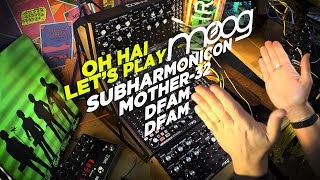 The Moog SubharmoniconMother32DFAM sound amazing [upl. by Roselyn116]