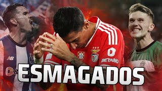 BENFICA ESMAGADO SPORTING LÍDER 🔵🔴 Porto 50 Benfica 🟢⚪ Sporting 32 Farense [upl. by Fisk825]