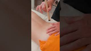 Deep tissue massage and moxibustion therapy for Evelin deeptissuemassage [upl. by Bride]