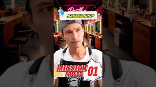 BARBER SHOP 1  MISSION FAILED ❗ barbershop hairstyle reaction [upl. by Tito]