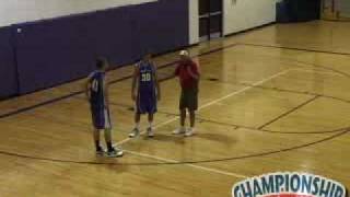 Bob Knight Screen and Roll in the Motion Offense [upl. by Aliban]