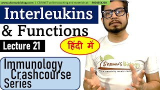 Interleukins and cytokines in Hindi [upl. by Rekcut]