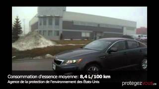 Essai de la Kia Optima 2012 [upl. by Nylrak901]