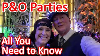 PampO Parties  Everything You Need to Know About Theme Nights on a PampO Cruise [upl. by Nnayelhsa]