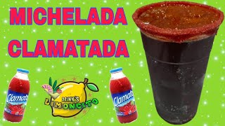 Michelada Clamatada Receta Especial [upl. by Aihtyc]