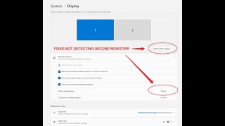 Windows 1110 Not Detecting Second Monitor  Steps On How To Fix 2nd Monitor 2024 [upl. by Swartz]