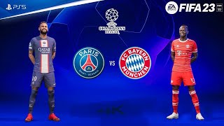 FIFA 23  Paris SG vs Bayern Munich  UEFA Champions League final  Full Match PS5 ™ [upl. by Slemmer613]