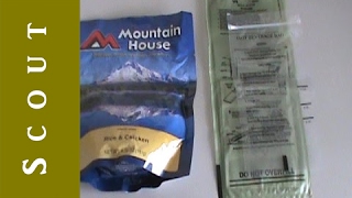 Heating Mountain House meals with MRE Heaters  Scout Prepper [upl. by Trebliw]