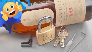 1530 German Lock Scotch Whiskey amp American Picks Burg Wachter 45040 [upl. by Lund]