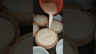 curdled milk most famous Indian and Bangladesh vairalvideo streetfood food curd malaibarfi [upl. by Sileray]