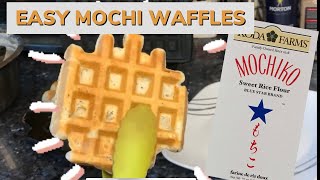 Super Easy Gluten Free Mochi Waffle Recipe [upl. by Eittel]