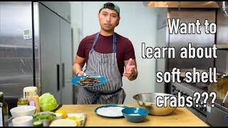 What are soft shell crabs How to defrost frozen soft shell crabs  Chef Tips [upl. by Ludlew]