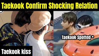 Taekook Confirm Shocking Relation 😱  Taekook Kissing Video Leak [upl. by Groscr]