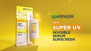 Garnier Super UV Invisible Serum Sunscreen 20 sec TVC Hinglish [upl. by Aehsel]