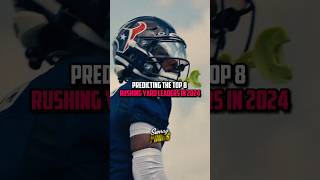 Predicting The Top 8 Rushing Yard Leaders In 2024 nfl shorts jesusislord revivessc [upl. by Harlow]