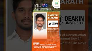 Deakin University Student visa Success Story  master of construction Management in Australia [upl. by Behnken]