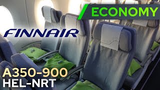 TRIP REPORT  Finnair ECONOMY A350900 Helsinki  Tokyo Narita [upl. by Rutger]