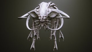 Creature Feature Vol 6  EARS Zbrush VDM demo [upl. by Legnaleugim]